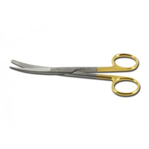 FORBICI CURVE C.T. - punte alterne - 14.5 cm